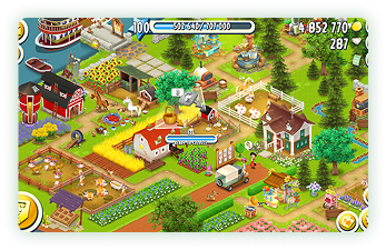 Styled farm layout